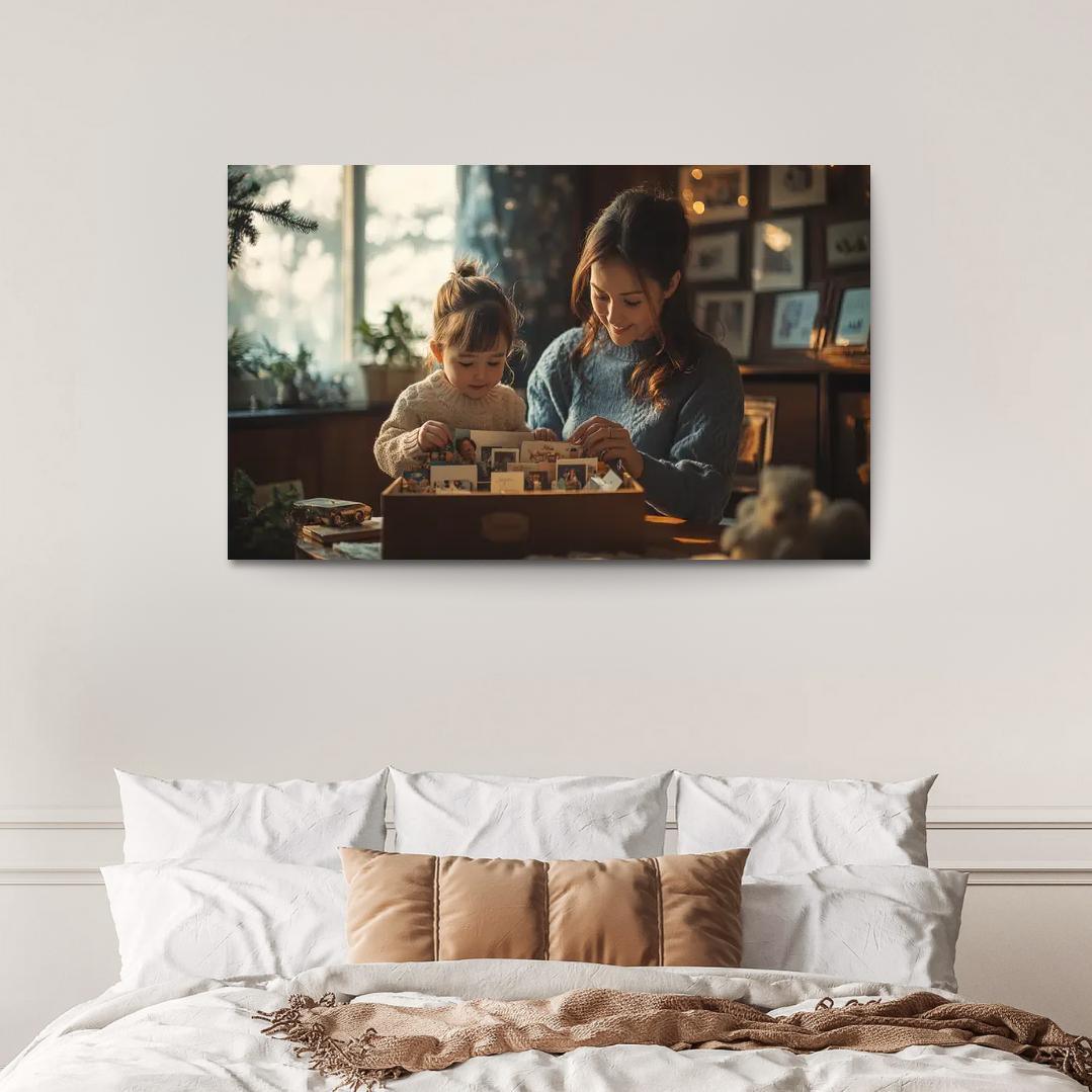 Treasured Moments A Mothers Keepsake Canvas Paintings Frame