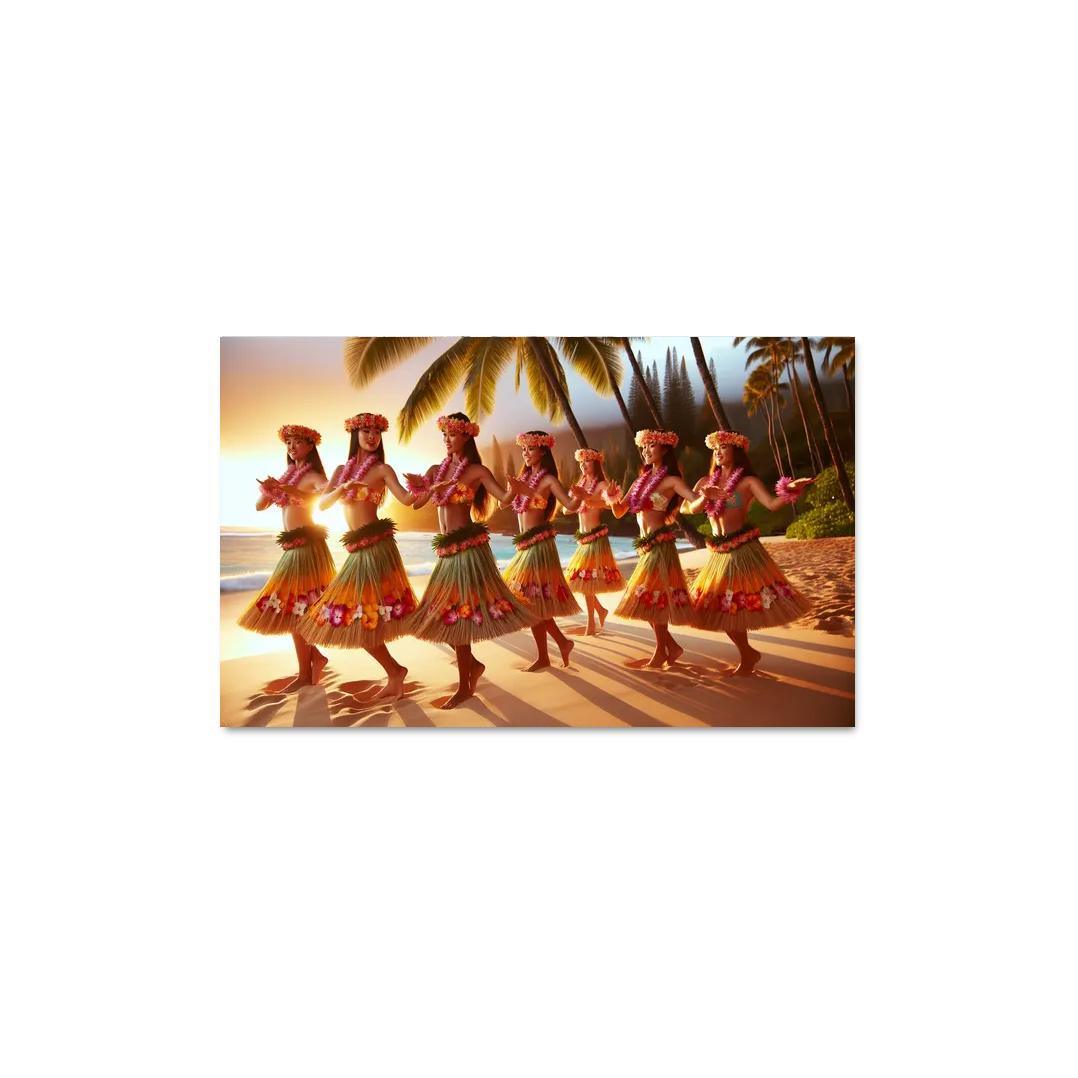 Hula The Dance Of The Hawaiian Islands Modern Paintings Frame