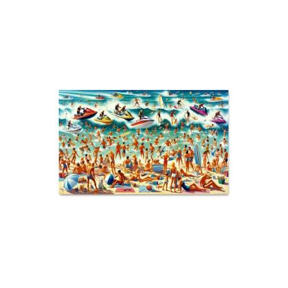 Adventure Cove Thrills On The Water Abstract Paintings Frame