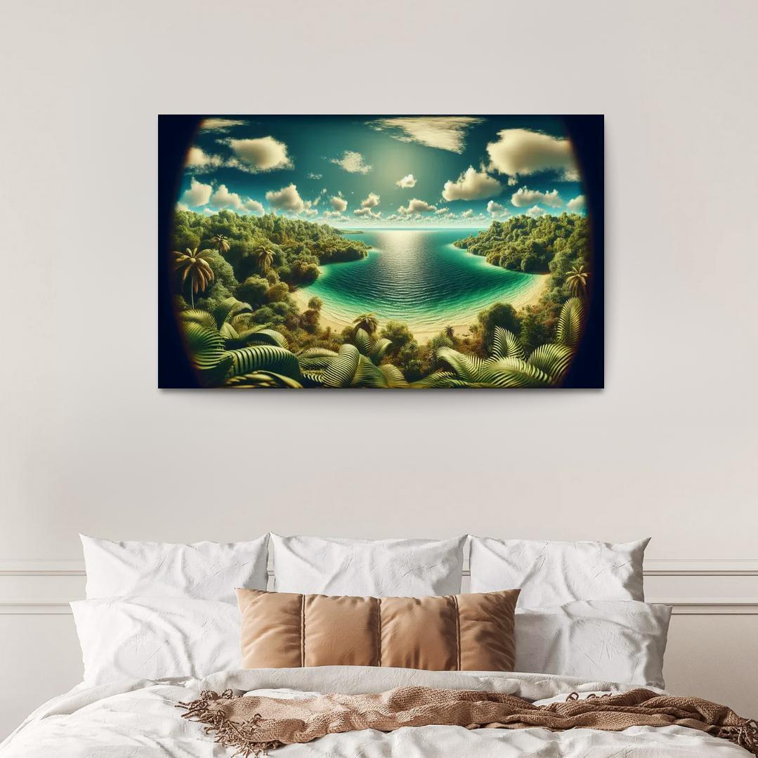 Hidden Lagoon Natural Hot Springs Premium Artwork Frames