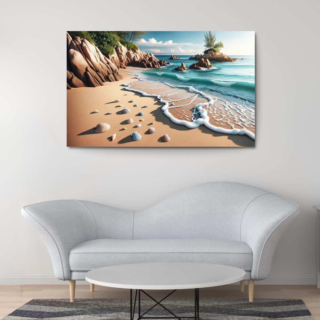 Secret Shore Off-the-beaten-path Oasis Premium Artwork Frames