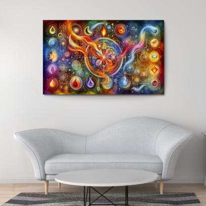 The Alchemy of Emotions 1 Piece HD Canvas Wall Art-Original Frame