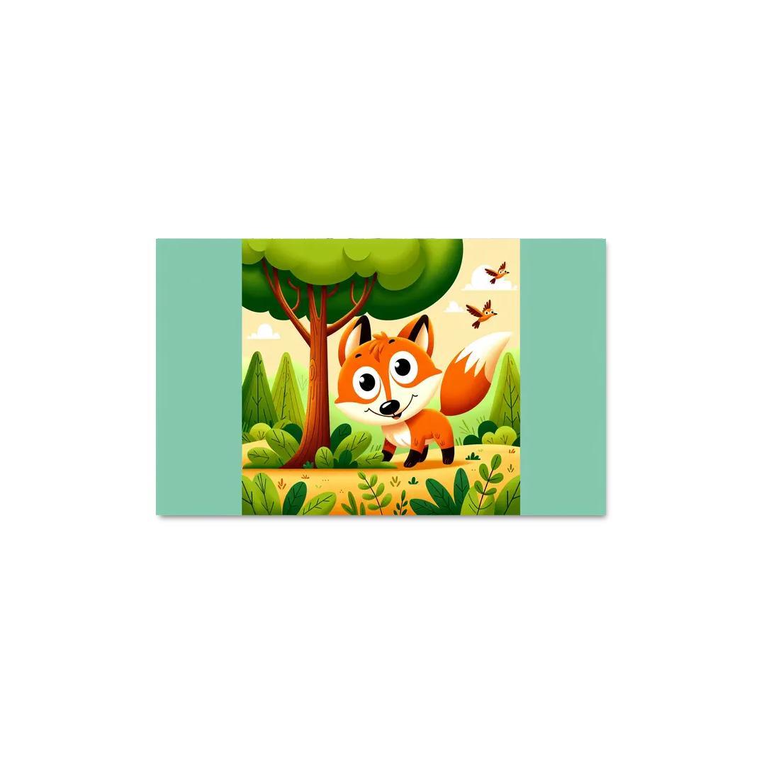 Funky Foxes - Woodland Friends Framed Paintings