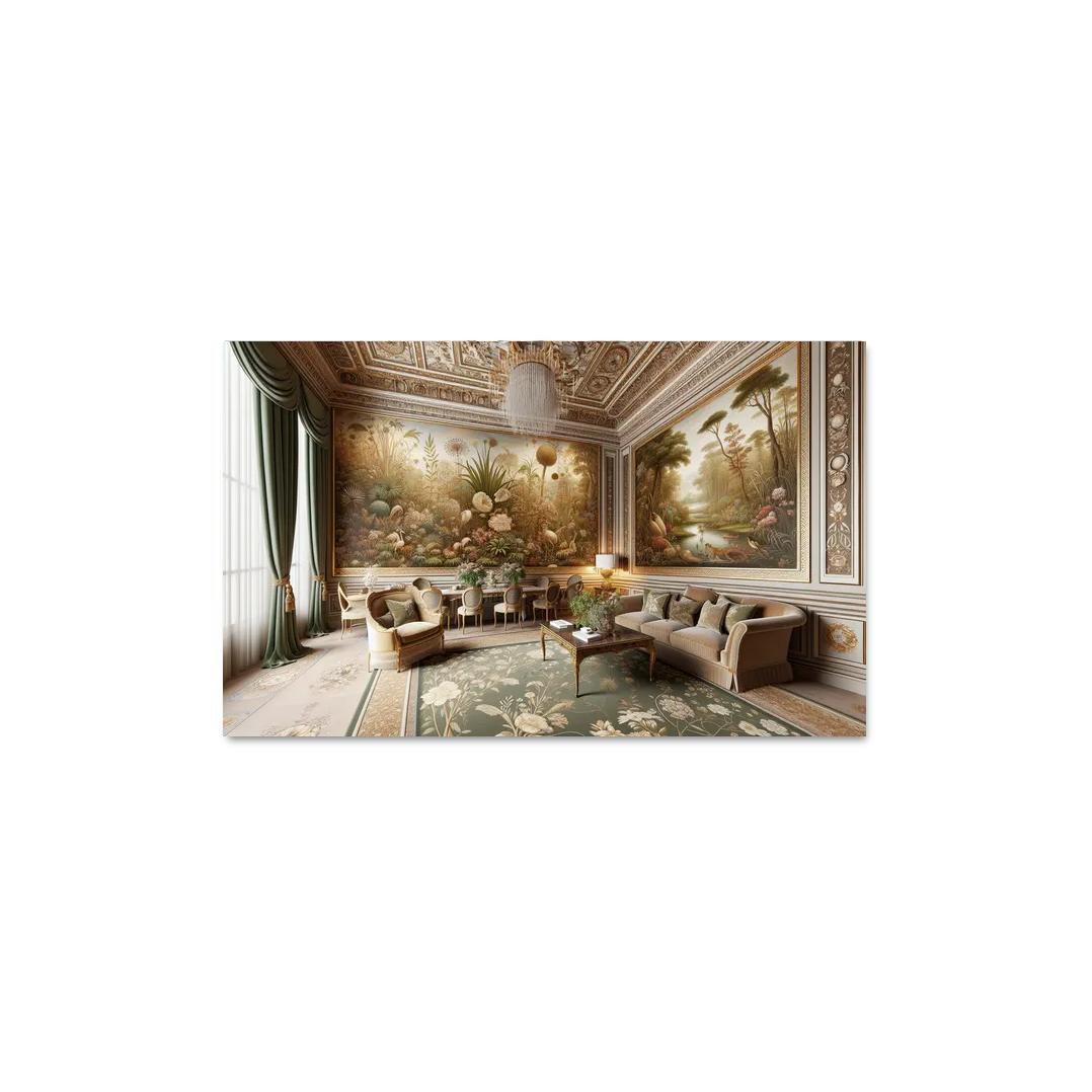 Vintage-Style Framed Botanical Prints 1 Piece HD Canvas Wall Art-Original Frame