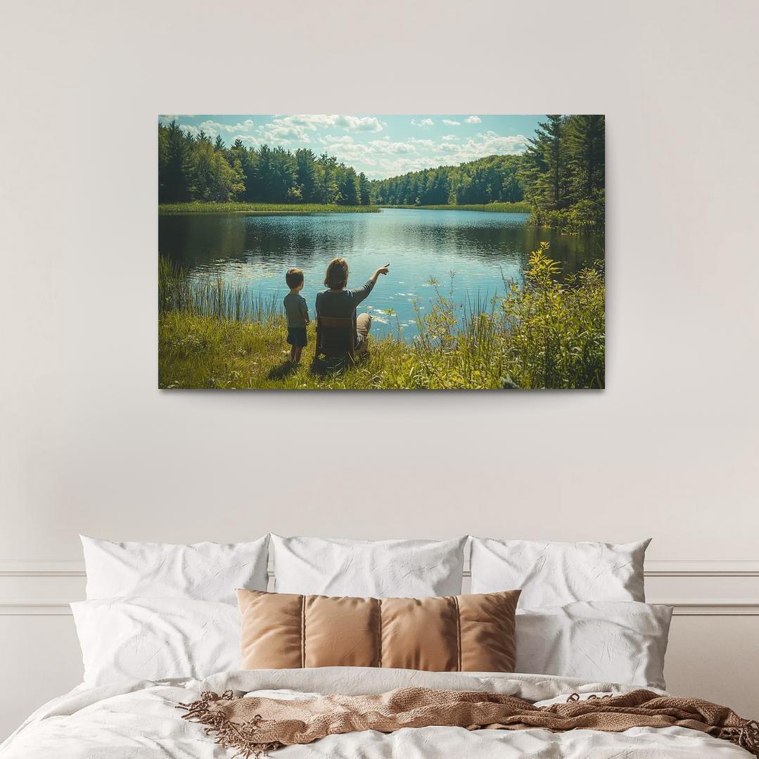 Navigating Life A Mothers Steady Compass Canvas Paintings Frame