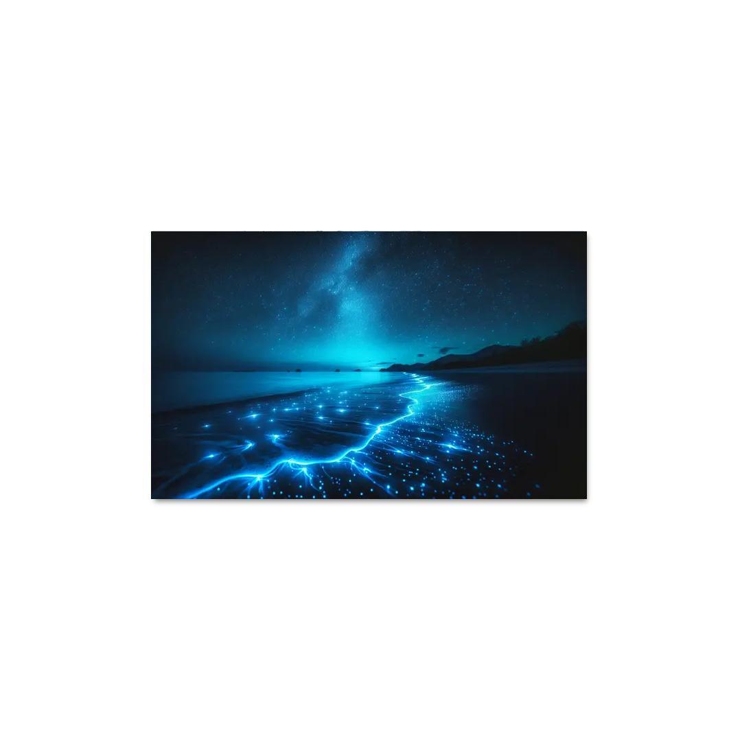 Mystic Waters Nighttime Beach Experience Art Trends