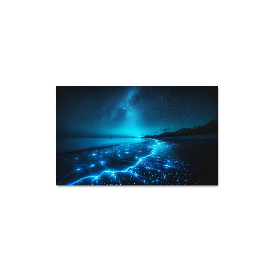 Mystic Waters Nighttime Beach Experience Art Trends