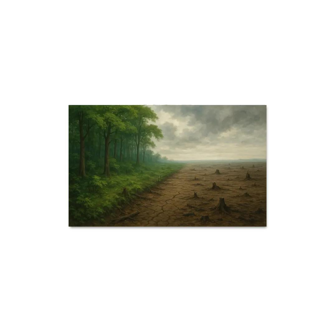 Silent Forests Visualizing The Crisis Of Deforestation Premium Artwork Frames