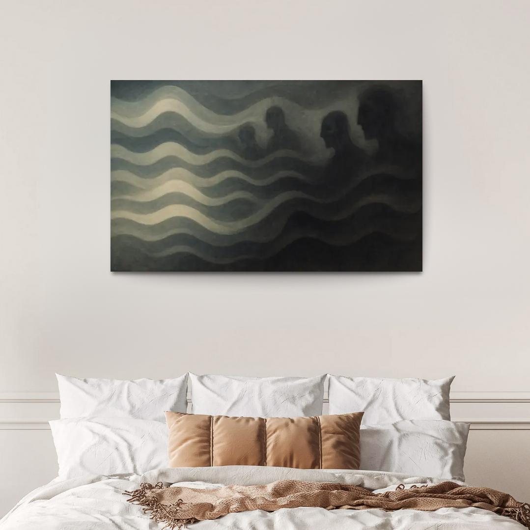 Symphony Of Forgotten Echoes Oil Paintings Frame