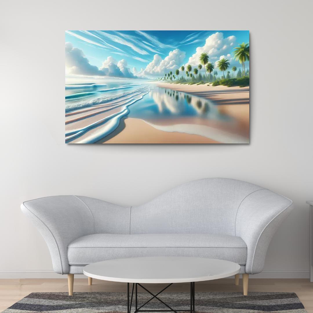 Whispering Waves Beach A Tranquil Retreat Art Trends