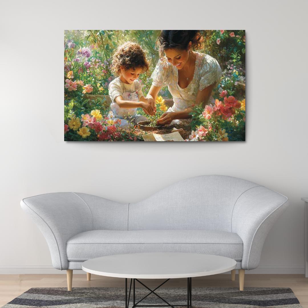 The Garden Of Memories Planting Love Custom Paintings Frame