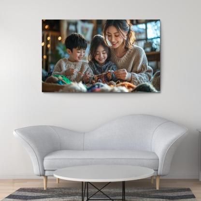 The Threads Of Life A Mothers Unbreakable Bond Canvas Paintings Frame