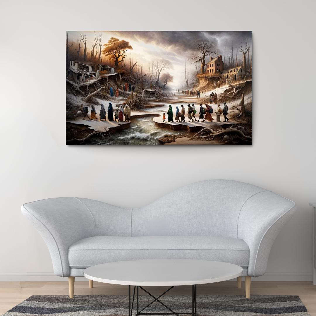 Climate Refugees The Human Face Of Environmental Displacement Art Trends