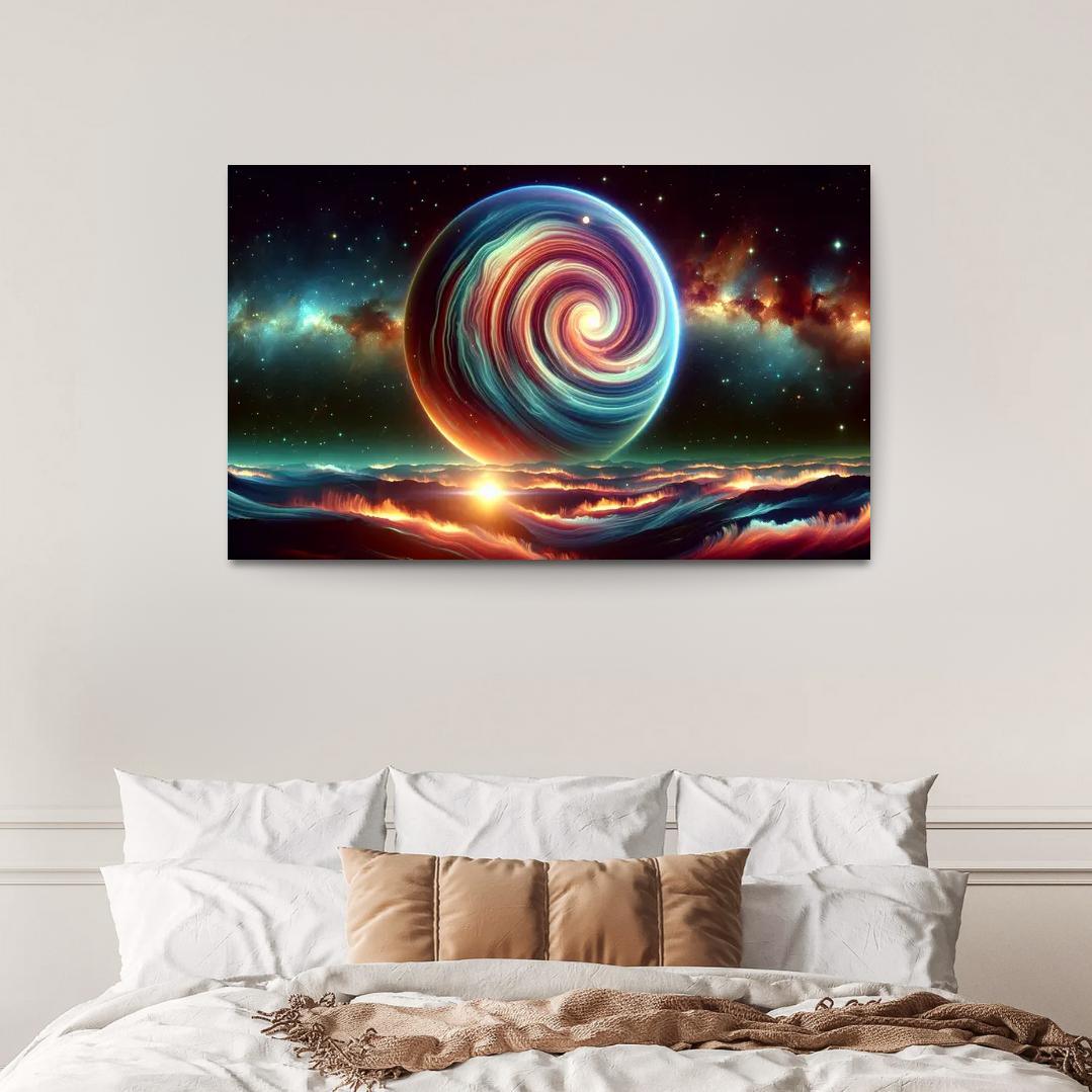 The Hidden World Of Gas Giants Abstract Paintings Frame