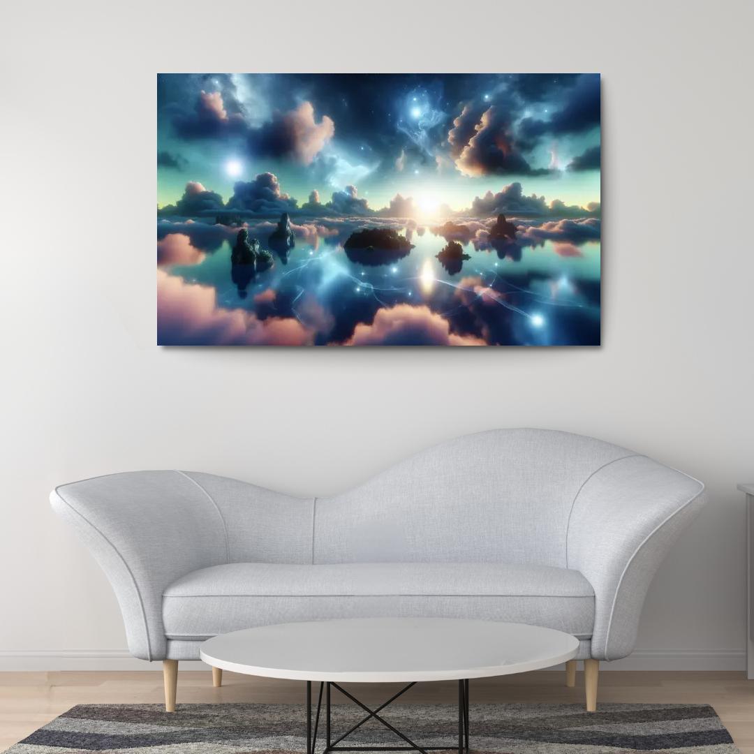 The Dreamweaver's Sanctuary 1 Piece HD Canvas Wall Art-Original Frame