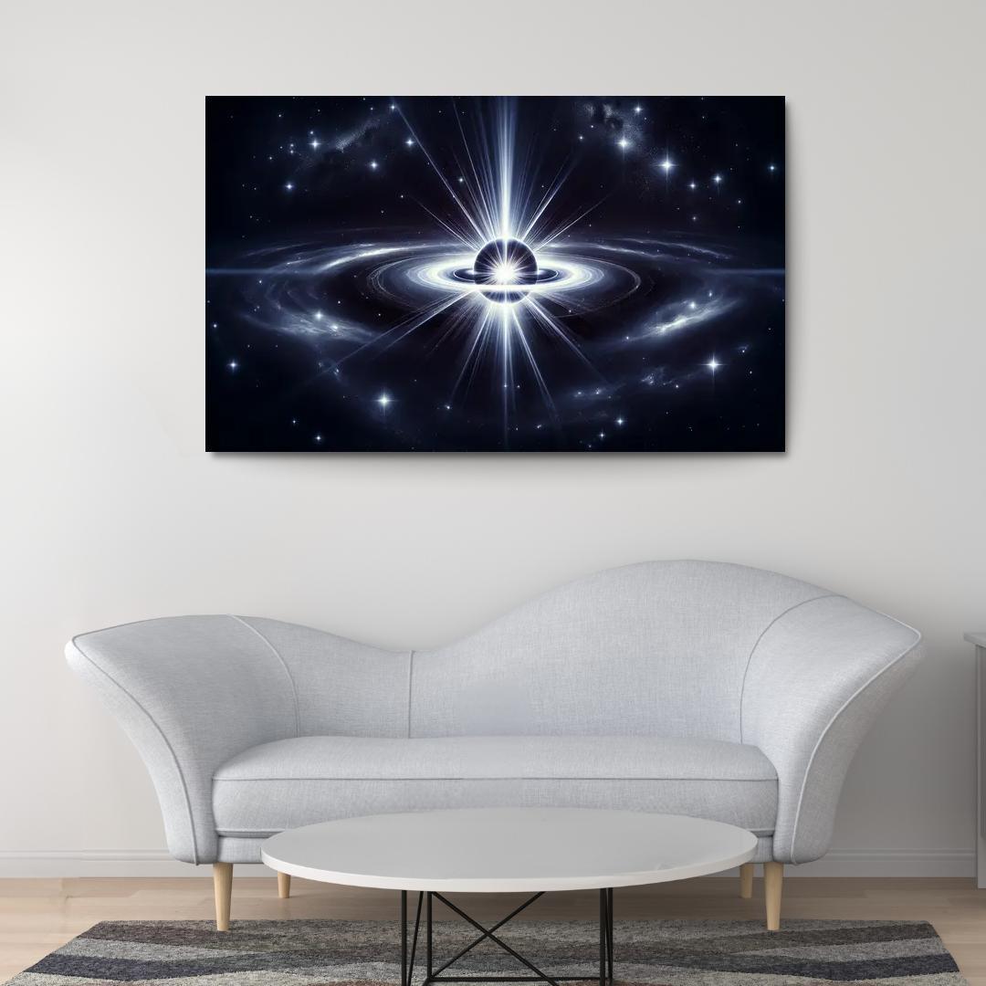 The Symphony of Pulsars 1 Piece HD Canvas Wall Art-Original Frame