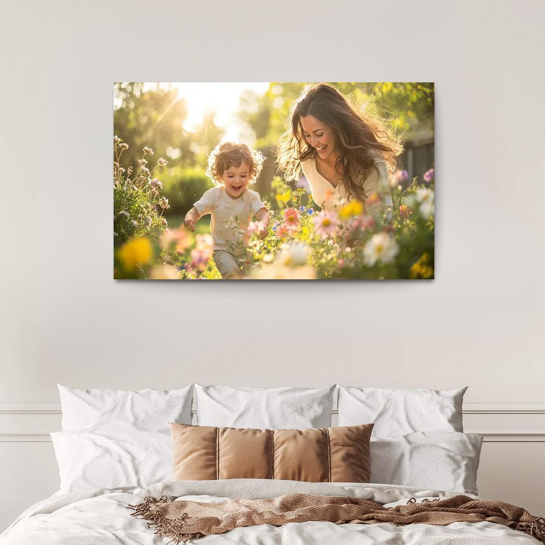 Sunlit Moments Embracing Daylight With Love Custom Paintings Frame