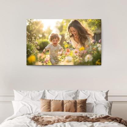 Sunlit Moments Embracing Daylight With Love Custom Paintings Frame