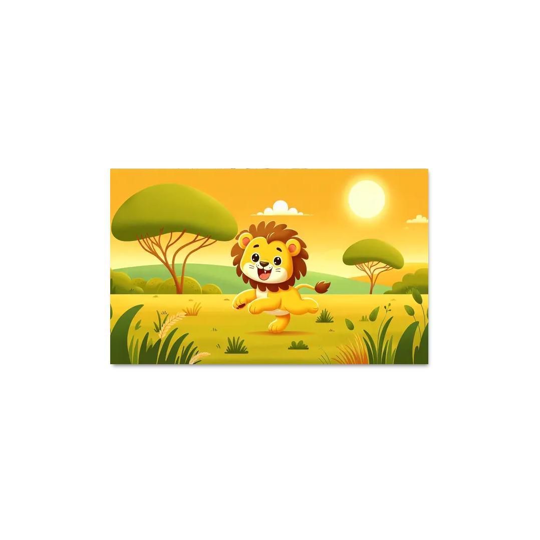Lively Lions - Safari Magic Framed Paintings