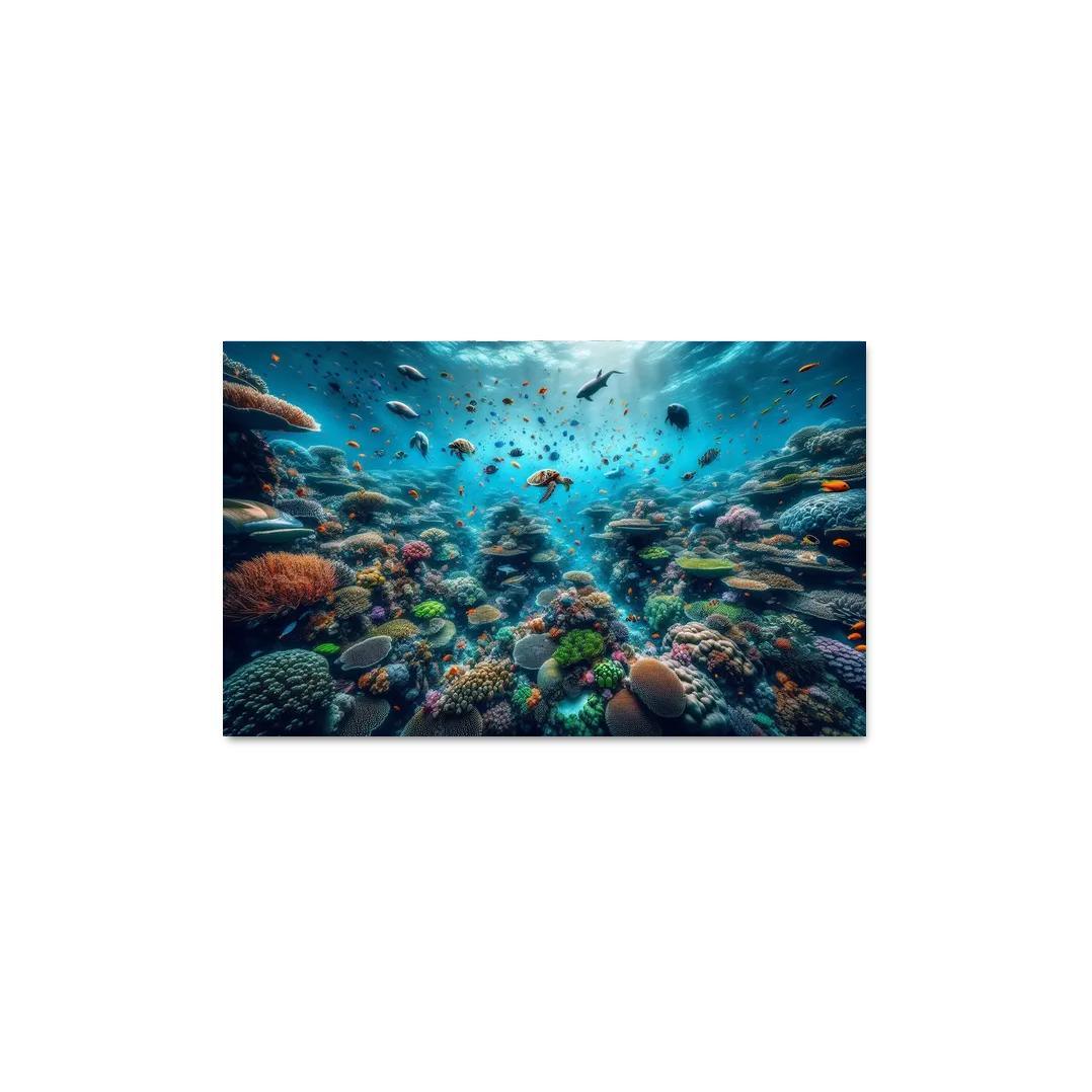Rainbow Reef Snorkelers' Haven Premium Artwork Frames