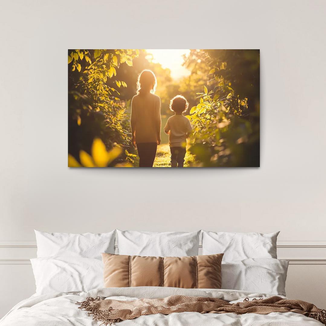Journey Of Hearts A Mothers Guiding Love Custom Paintings Frame