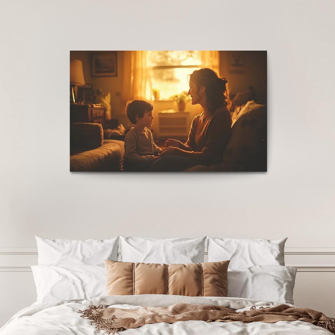 The Echoes Of Her Heart A Mothers Wisdom Canvas Paintings Frame