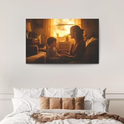The Echoes Of Her Heart A Mothers Wisdom Canvas Paintings Frame