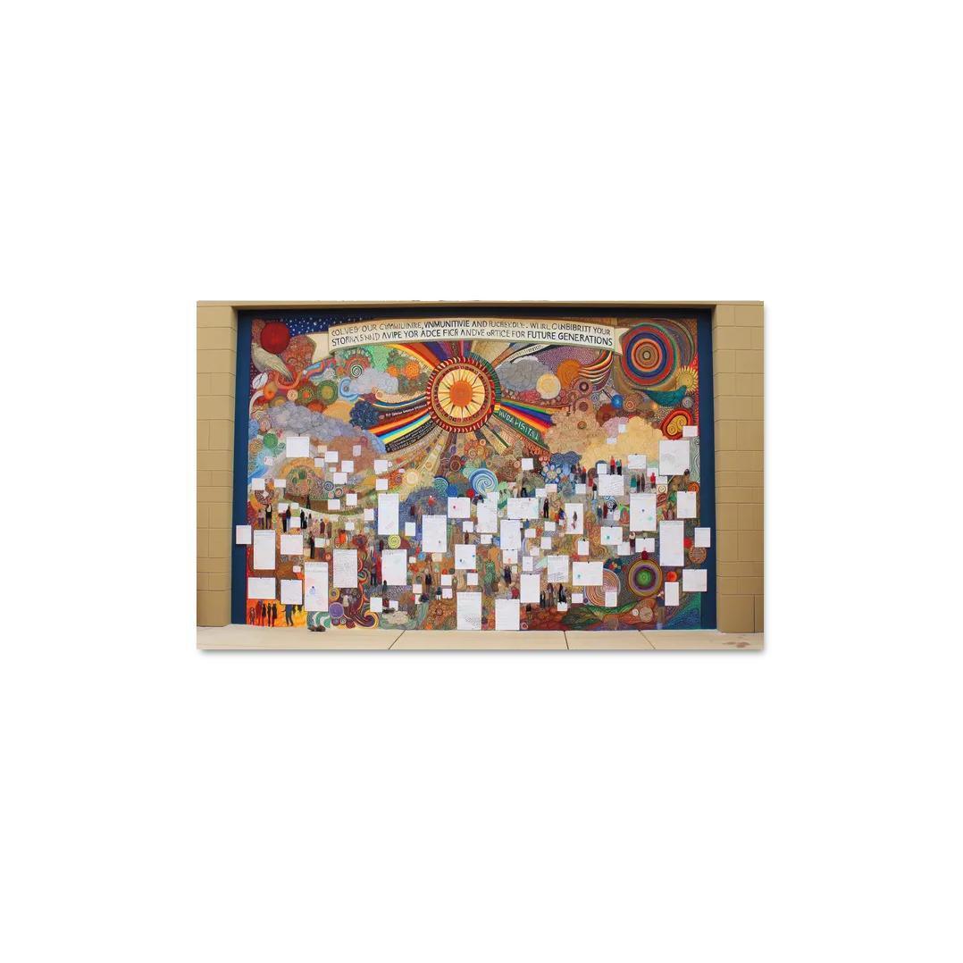 Intergenerational Wisdom Connecting the Young and the Old 1 Piece HD Canvas Wall Art-Original Frame