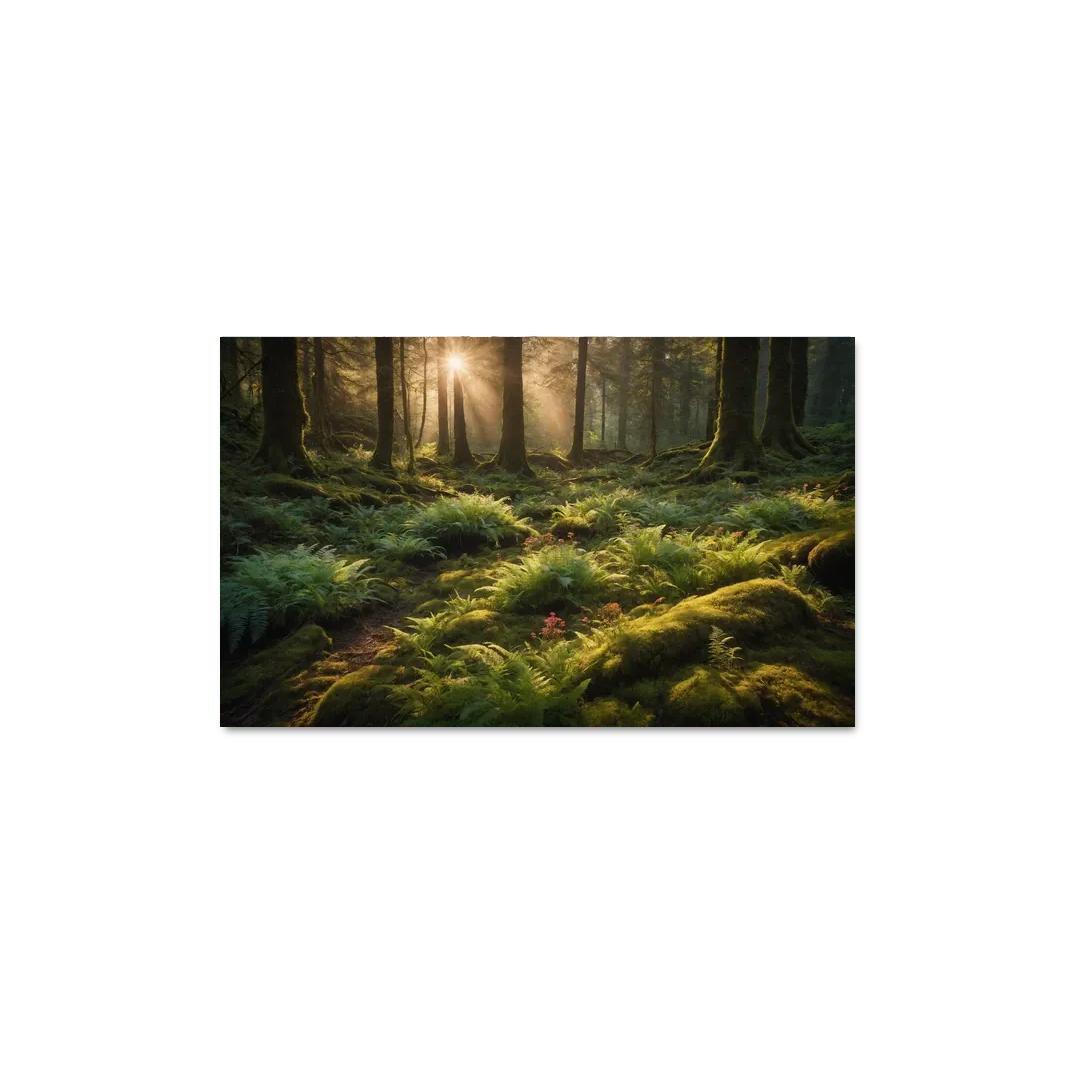 The Luminous Glades Of The Enchanted Forest Multi-panel Paintings