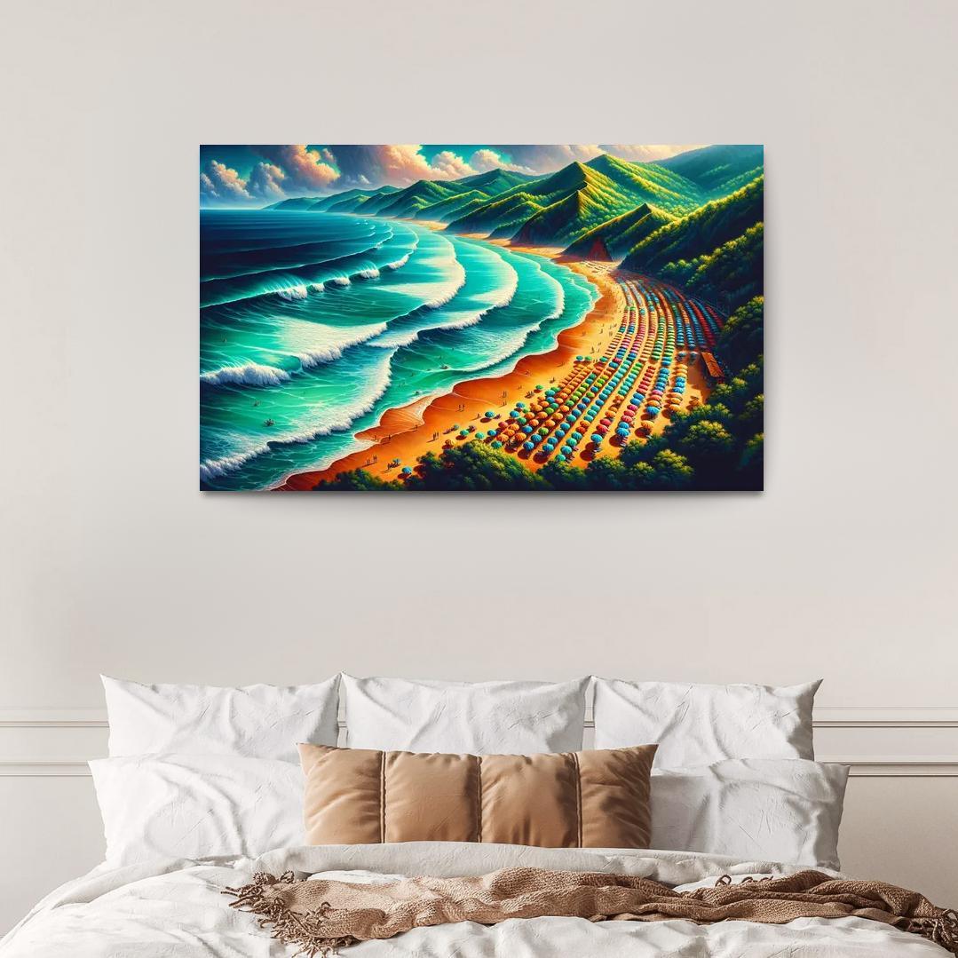 Emerald Isle Adventures Modern Paintings Frame