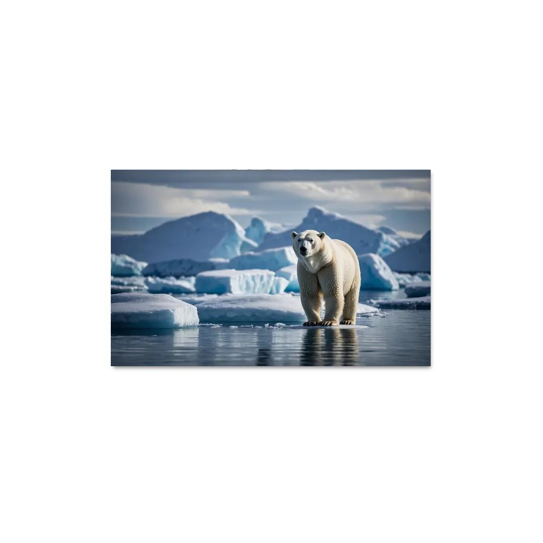 The Majestic Polar Bear The King Of The Arctic Custom Paintings Frame