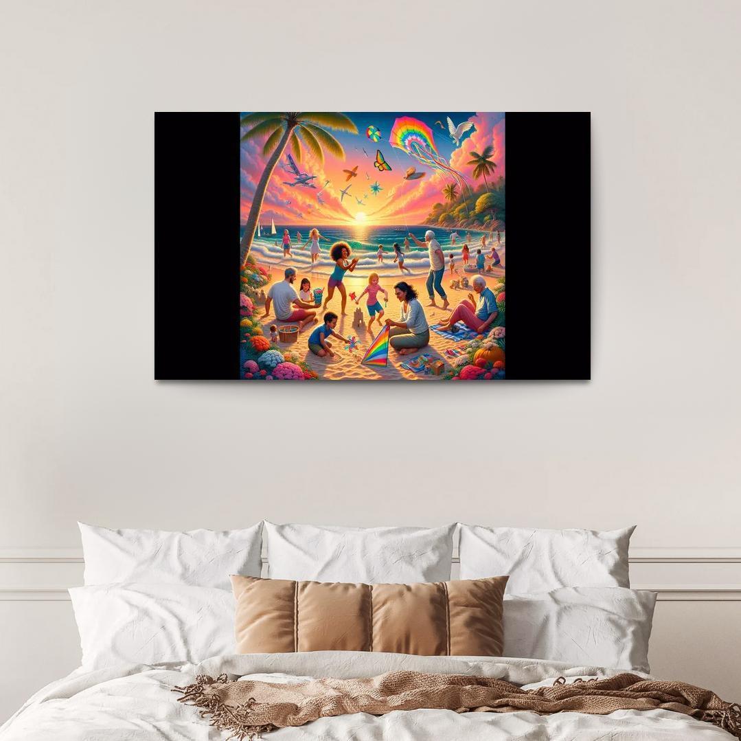 Sunset Sands The Perfect Family Retreat Custom Paintings Frame