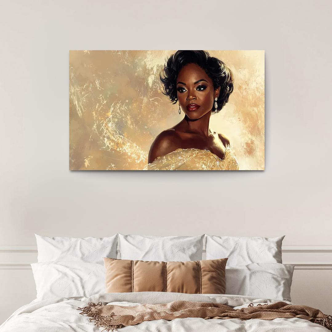 Viola Davis The Powerhouse Of Emotional Depth Framed Paintings