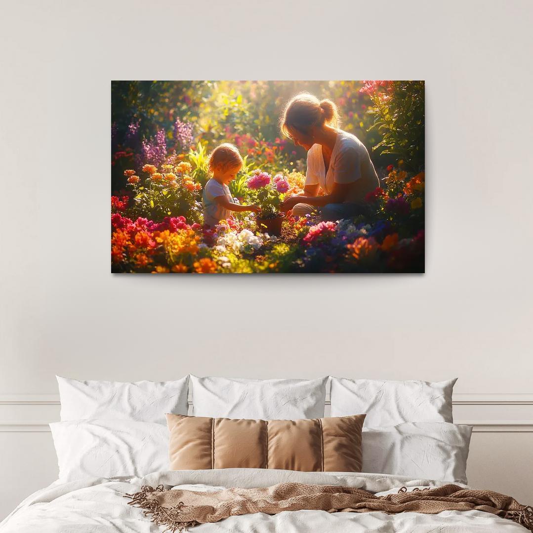 The Garden Of Memories Cultivating Love Custom Paintings Frame
