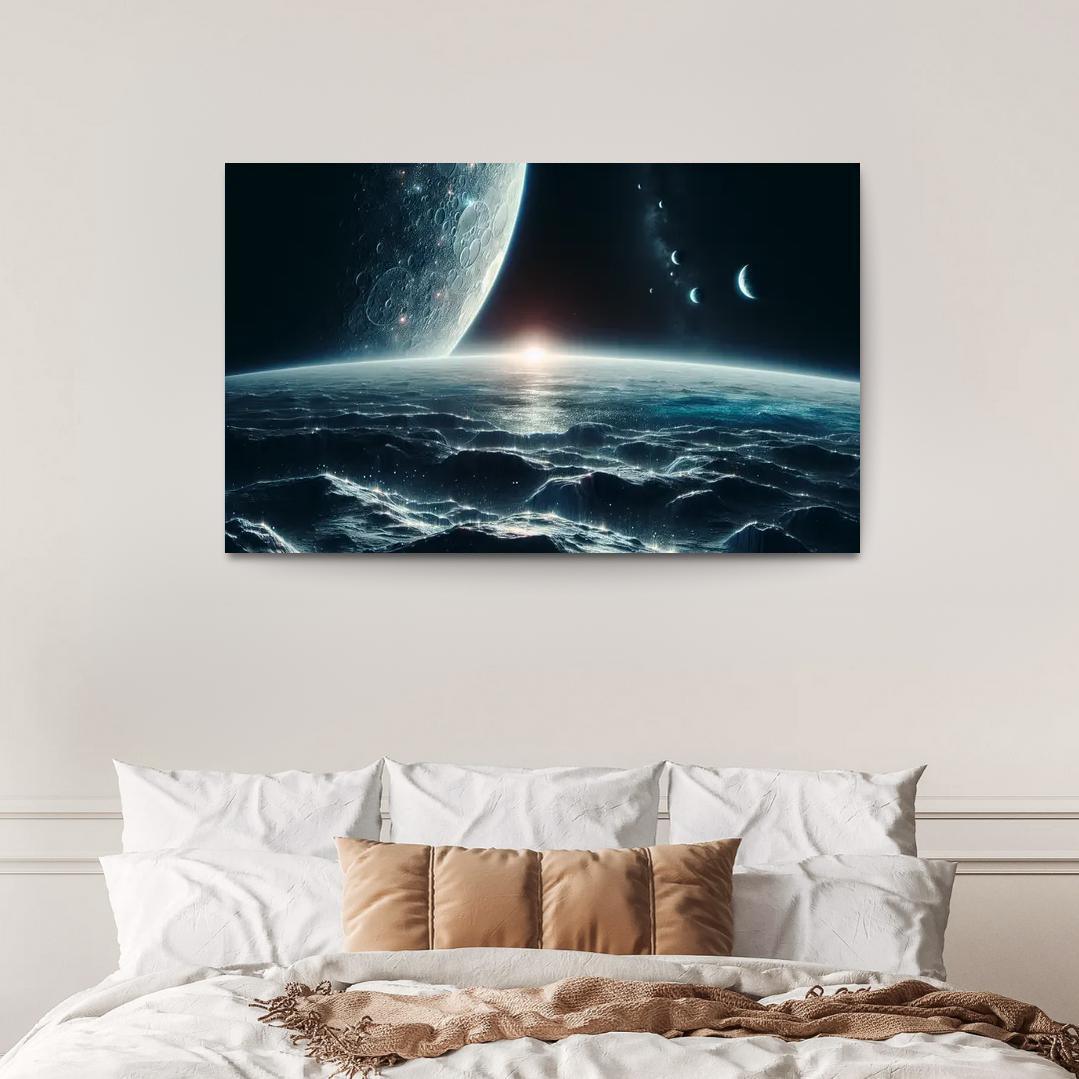 The Chilling Reality Of Ice Worlds Abstract Paintings Frame