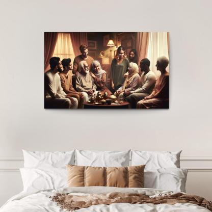 Elders Of Wisdom Respecting Our Aging Population Custom Paintings Frame