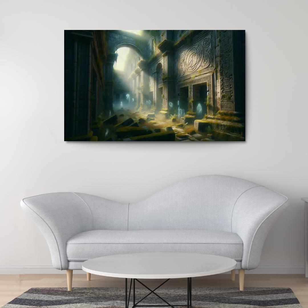 The Forgotten Realm 1 Piece HD Canvas Wall Art-Original Frame