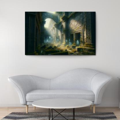The Forgotten Realm 1 Piece HD Canvas Wall Art-Original Frame