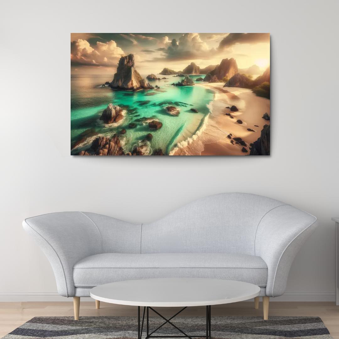 Crystal Shore An Art Lover's Escape Custom Paintings Frame