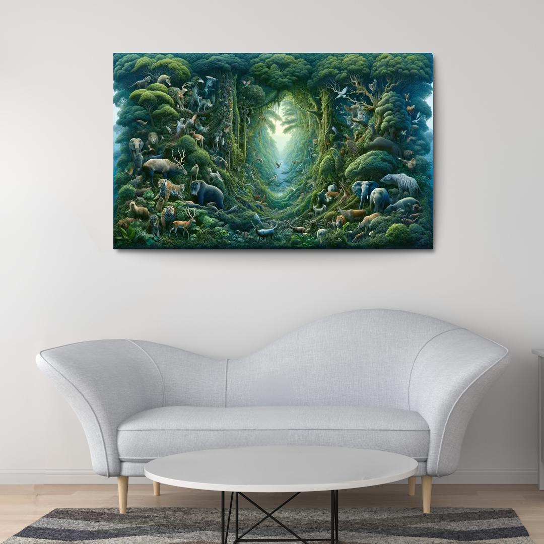 Nature's Call Advocating For Biodiversity Preservation Multi-panel Paintings