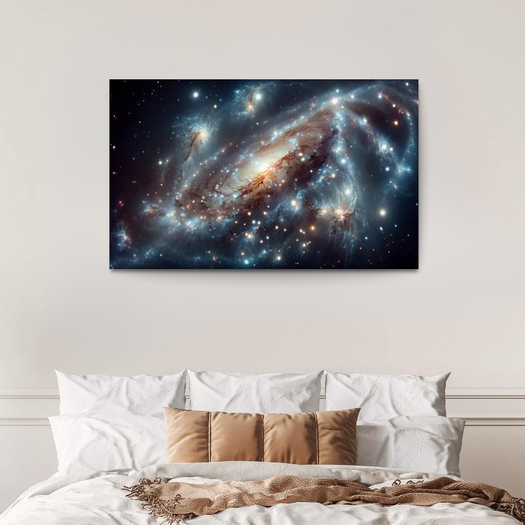 The Enigmatic Life Of Cosmic Dust Abstract Paintings Frame