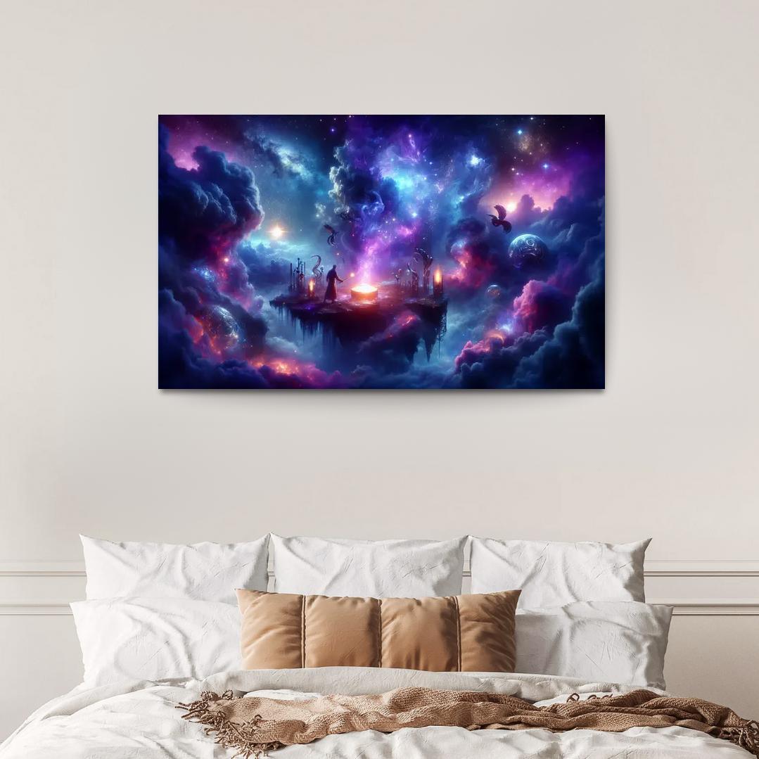 The Arcane Starforge 1 Piece HD Canvas Wall Art-Original Frame