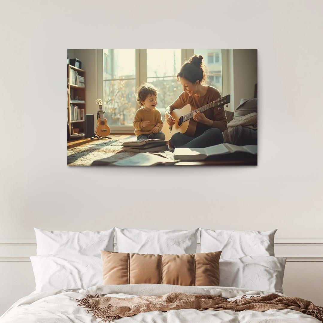 Heartstrings The Music Of Love Custom Paintings Frame