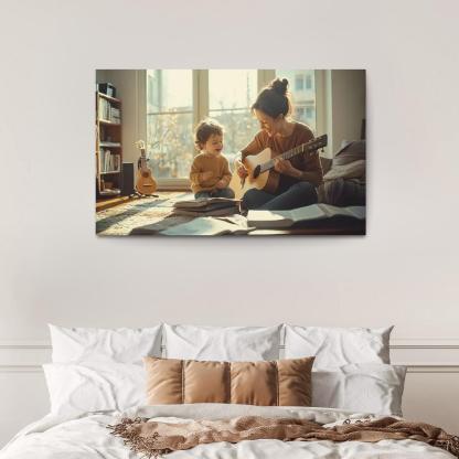 Heartstrings The Music Of Love Custom Paintings Frame