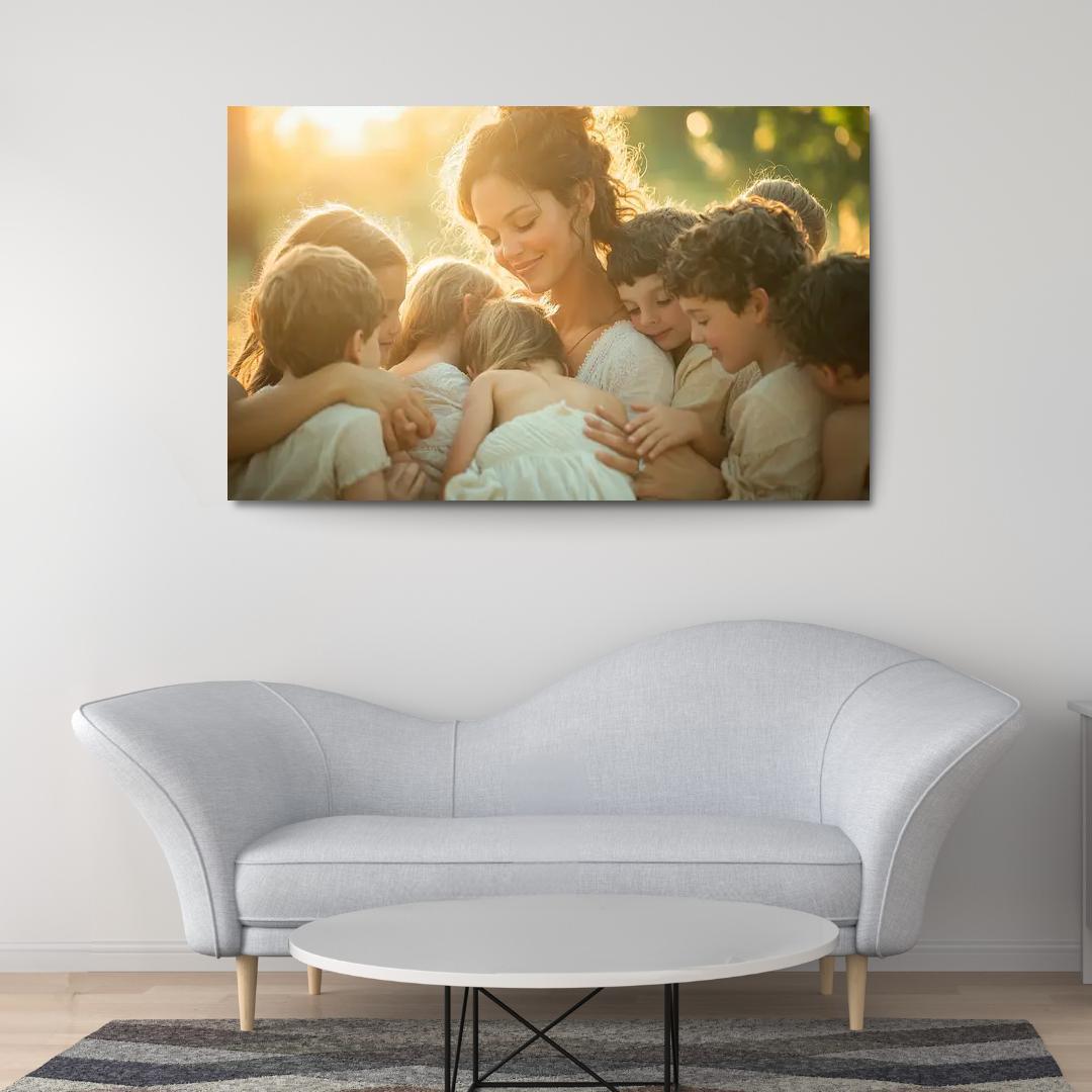 Endless Embrace The Power Of A Mother's Love Modern Paintings Frame