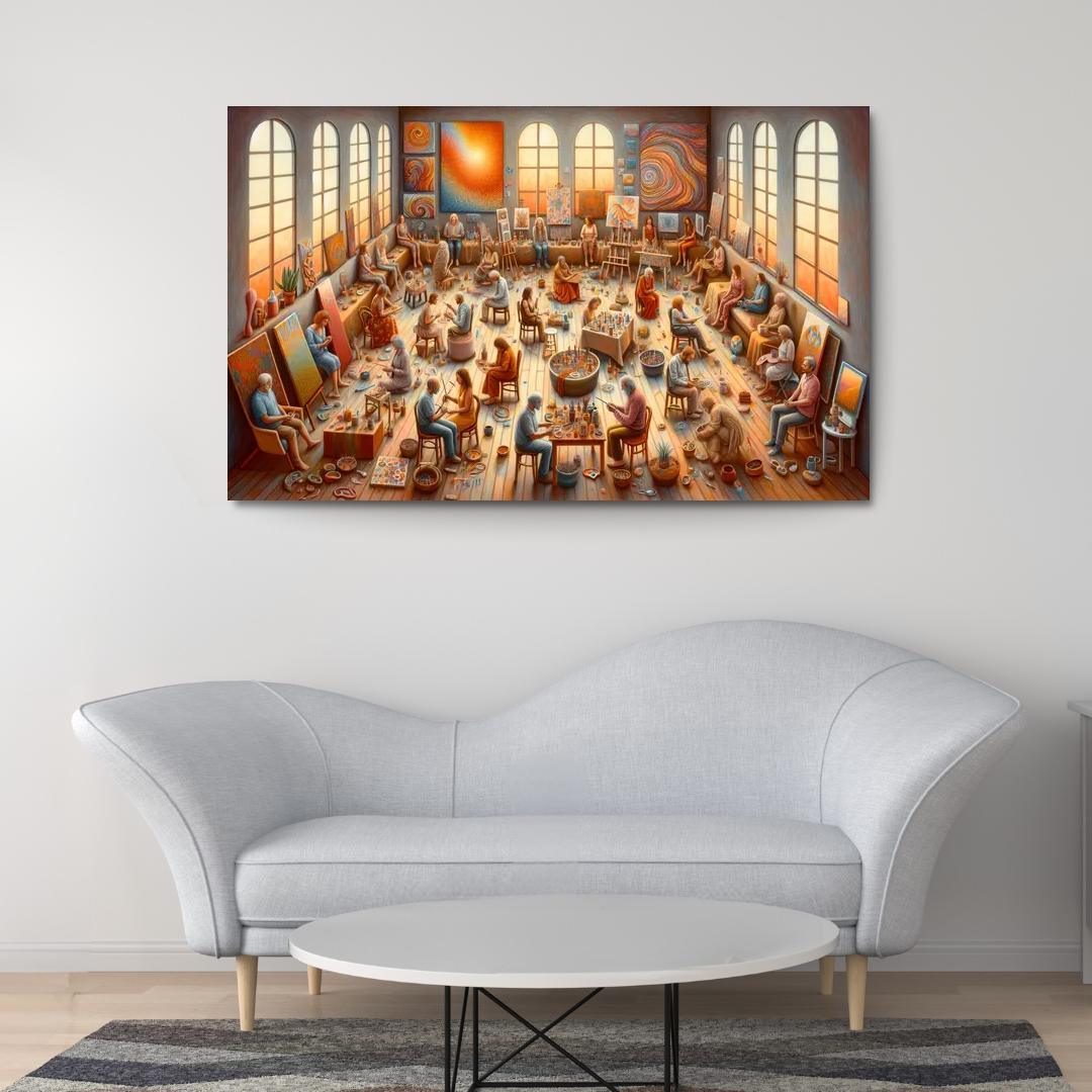 Healing Through Creativity The Power Of Art Therapy Custom Paintings Frame