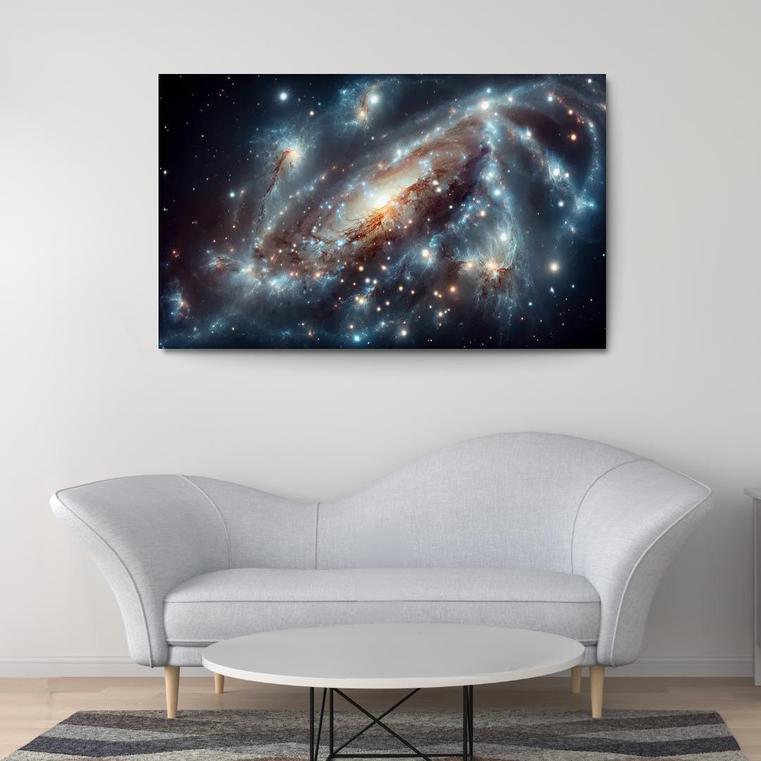 The Enigmatic Life Of Cosmic Dust Abstract Paintings Frame