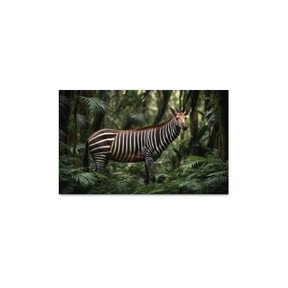 The Unique Okapi In The African Forests Framed Paintings