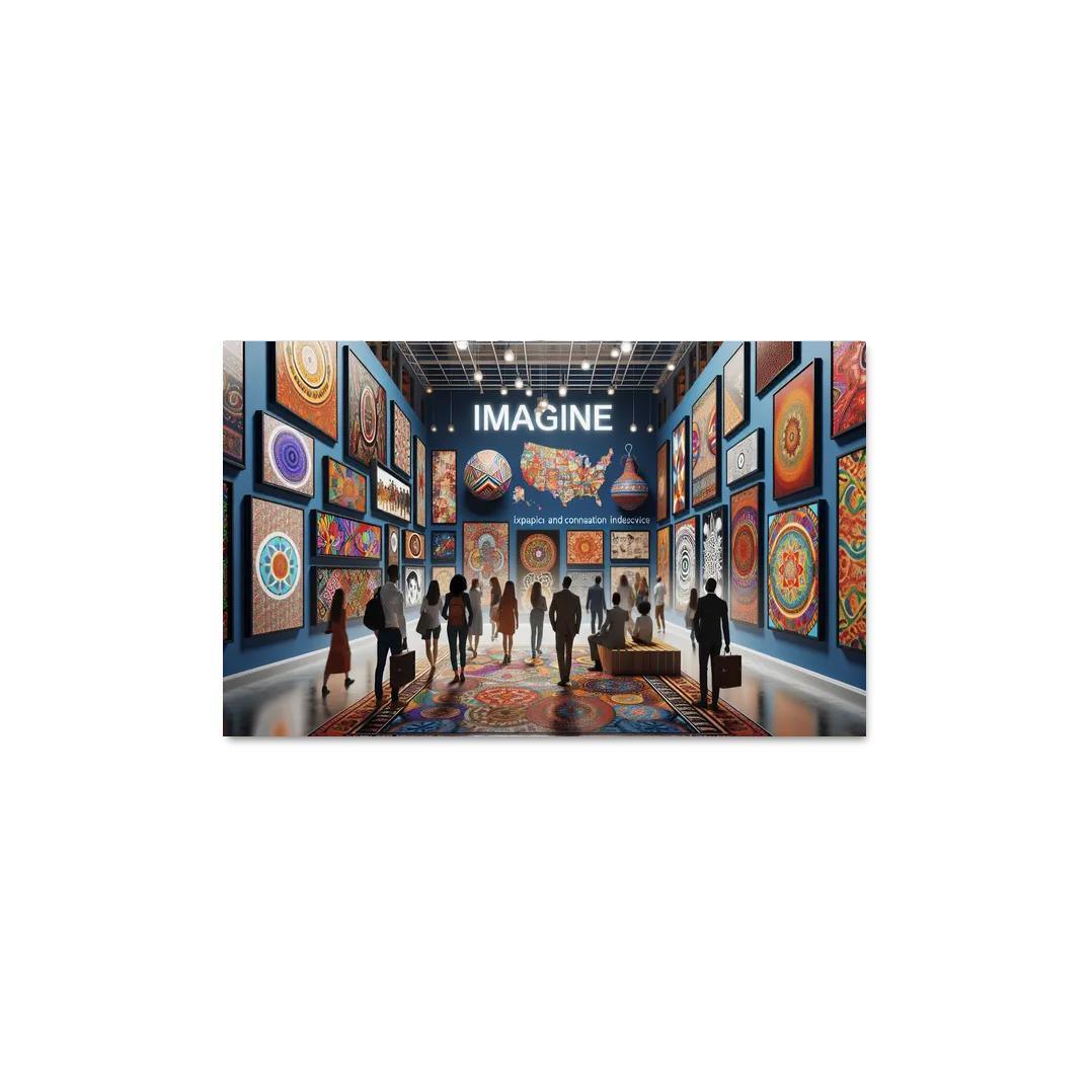 Bridging Cultures Artistic Expressions Of Unity Framed Paintings