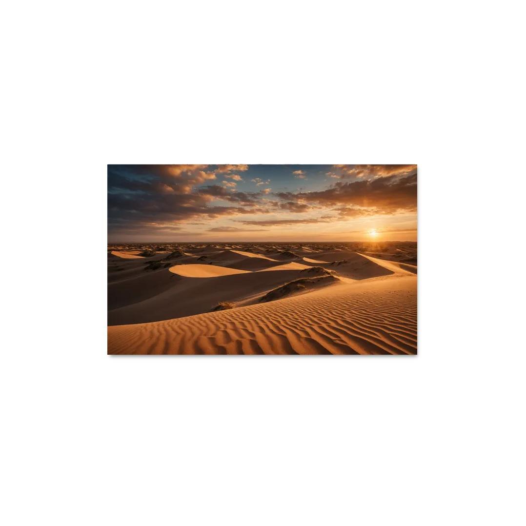 The Radiant Dunes Of Amber Sands Modern Paintings Frame